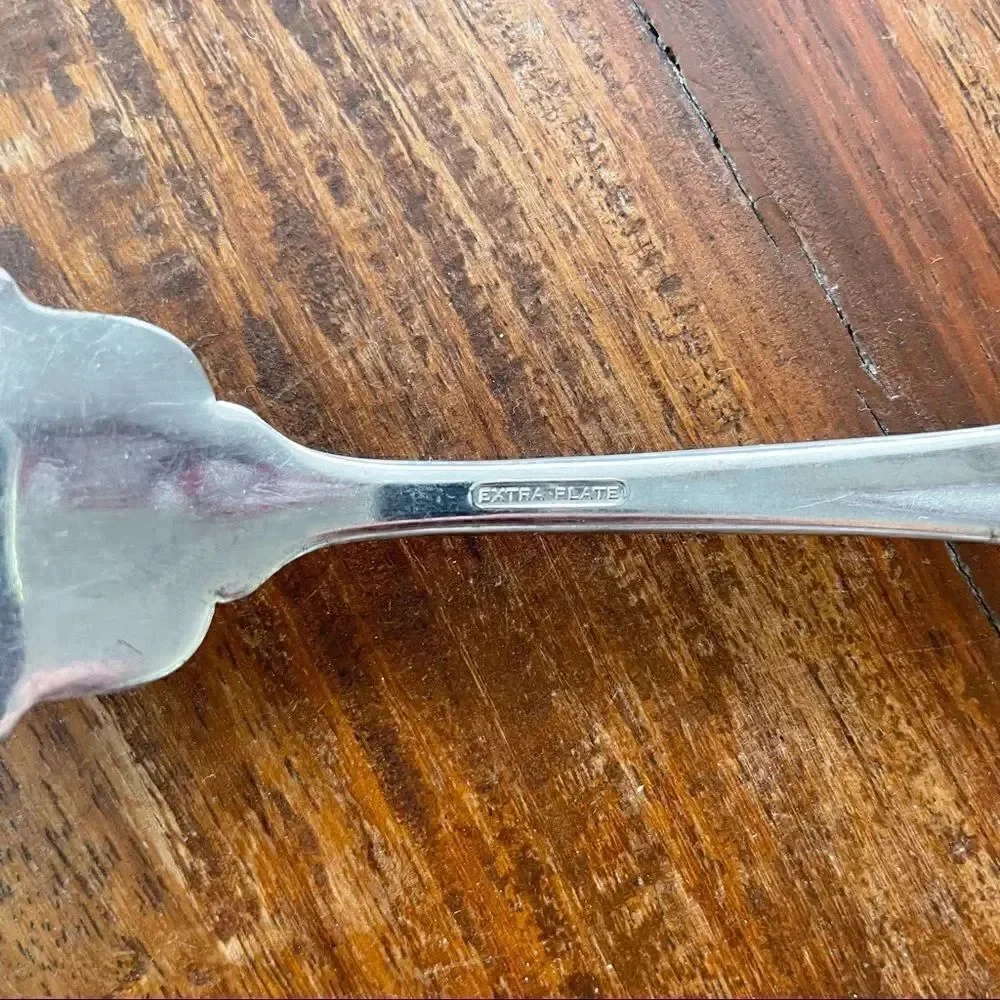 Silverplate Vintage “Extra Plate” Cold Meat Fork